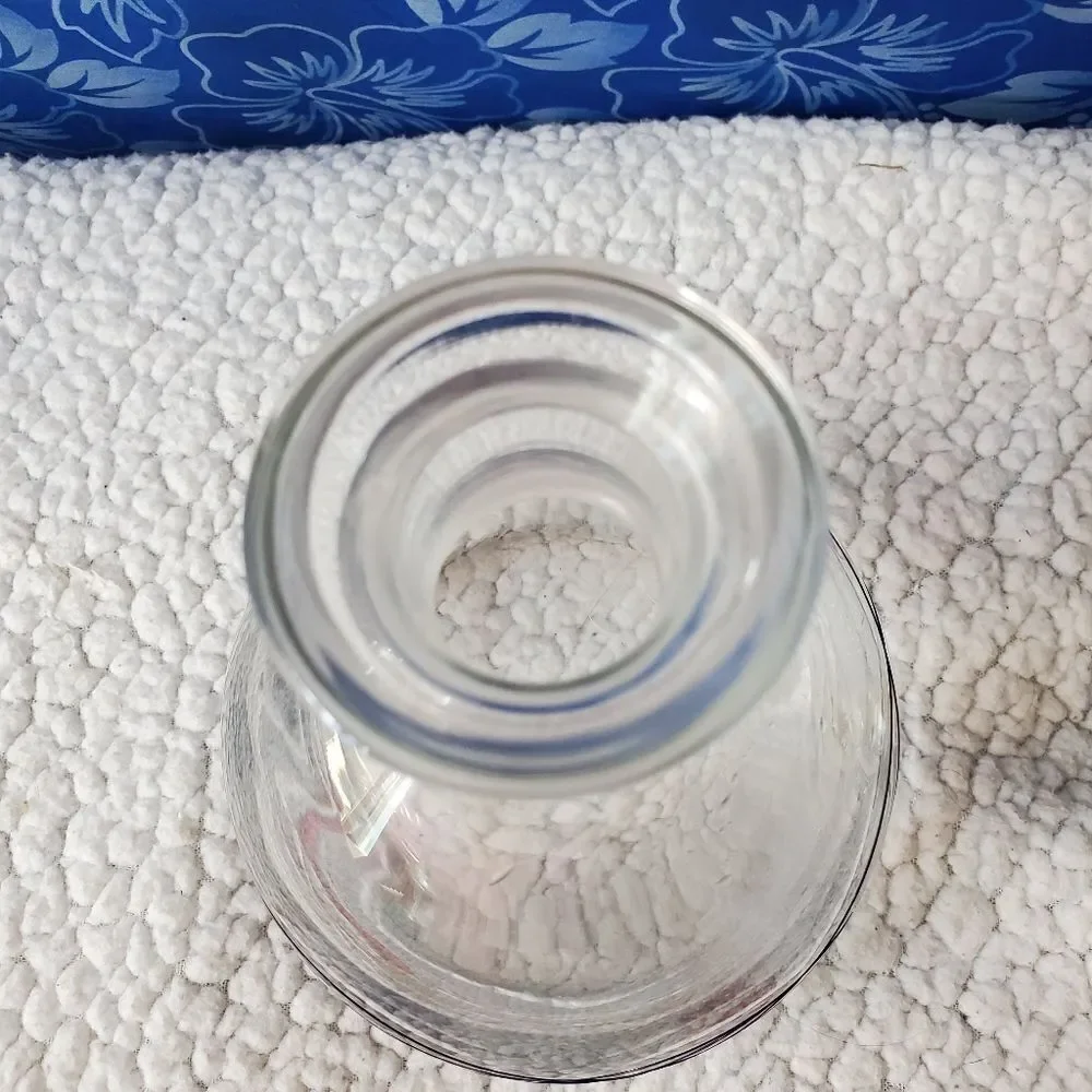 Art Deco Whiskey Decanter Glass Vintage